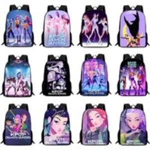 K-Pop Demon Hunters  3 Piece Backpack Bundle | Wowcher