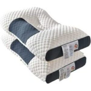Soft Cotton Orthopaedic Massage Neck Pillow - Ergonomic