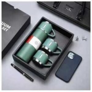 304 Stainless Steel Vacuum Insulated Mug Set - Modern Leak-Proof Tableware