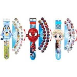 Kids Cartoon Projection Watch Toy-24 Images and Fun Characters | Wowcher