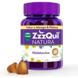 Vicks Zzzquil Natura Melatonin Mango & Banana Flavour 30 Units