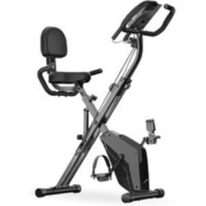 Foldable Exercise Bike with Heart Rate Sensors