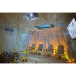 50 Min Salt Therapy Sessions - Solo Adult or Family Options - Crystal Salt Cave UK