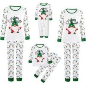 Santa Claus Gonk Printed Christmas Family Matching Pyjamas | Wowcher