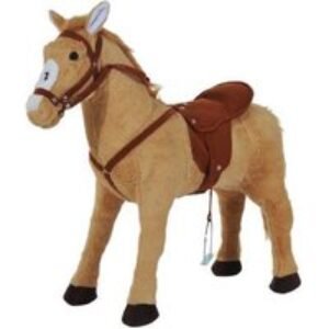 Interactive Plush Sound Effects Riding Horse Toy - Ages 3+