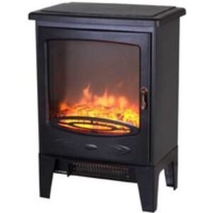 Freestanding Electric Fireplace Heater with Adjustable Flame Effect - 950W/1850W