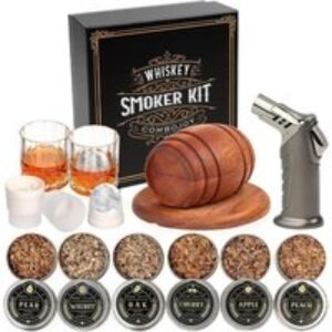 6 Flavour Whiskey Smoker Kit with Torch & Glasses | Wowcher