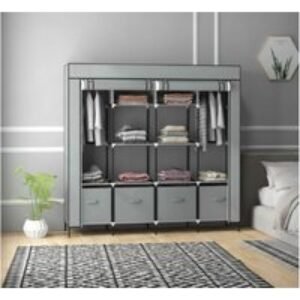 HOMCOM Fabric Wardrobe - 10-Section