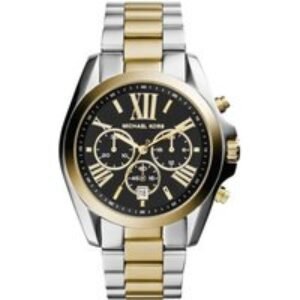 Michael Kors Bradshaw MK5976 Two-Tone Chronograph Watch | Wowcher