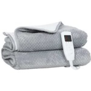 Electric Heated Throw Blanket with Timer - Dual Control