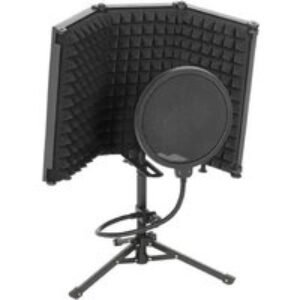 PRICE DROP! Studio Microphone Isolation Shield Set with Pop Filter & Adjustable Stand - Pro Audio Recording