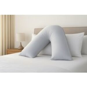 Orthopaedic V-Shaped Support Pillow - Extra-Filled Hollowfibre