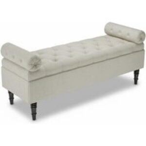 Flip Top Storage Bench with Side Arms | Wowcher