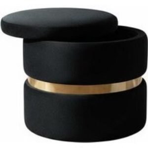 Upholstered Storage Ottoman Foot Rest | Wowcher