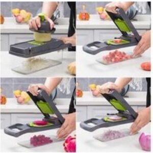 14-in-1 Stainless Steel Vegetable Chopper & Slicer - Multi-Function Kitchen Gadget | Wowcher