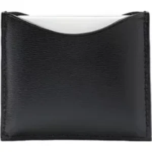 La Bouche Rouge Black Leather Compact Case