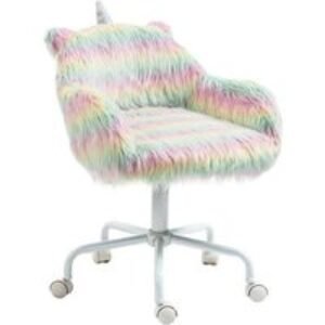 Fluffy Unicorn Ergonomic Desk Chair - Swivel