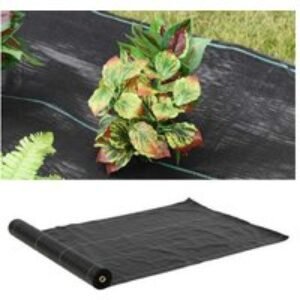 Heavy-Duty Weed Barrier Landscape Fabric - 1m x 50m