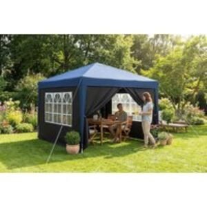 3 x 6m Steel Pop-Up Gazebo with Removable Walls - Weather-Resistant Marquee for Garden Events | Wowcher