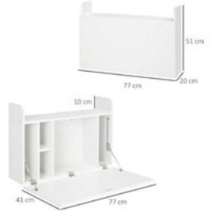 Wall Mounted Drop Leaf Laptop Table