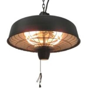 PRICE DROP! Adjustable Infrared Halogen Patio Heater 1000W/2500W - Water-Resistant Outdoor Electric Heater