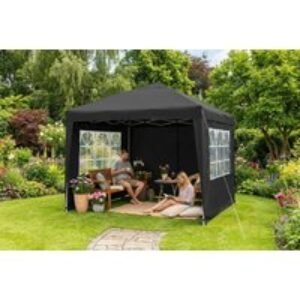 Outsunny Pop Up Gazebo Canopy - Weather-Resistant Steel Frame