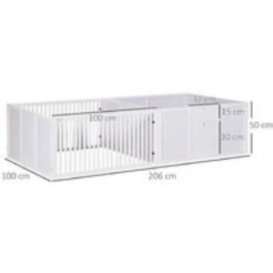 7-Panel Heavy-Duty Puppy Playpen - Indoor Dog Whelping Box