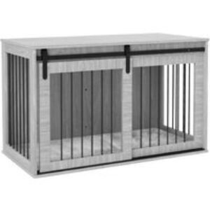 Luxury XL Dog Crate Furniture with Washable Cushion - Extra Large