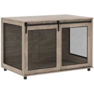 XL Sliding Door Dog Crate Furniture - Heavy-Duty
