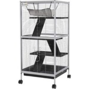 Small Animal Cage Play House with Wheels - Multi-Level Ferret