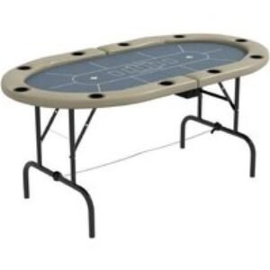 10 Player Folding Poker Table - Outdoor Games