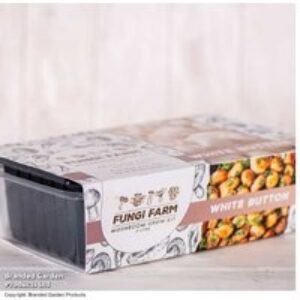 White Button Mushroom Windowsill Growing Kit - Easy Indoor Crop | Wowcher