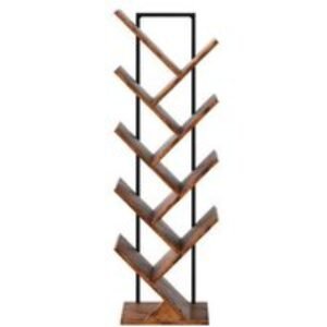 Levede 9-Tier Wooden Dining Storage Rack - Space-Saving Modern Display for Dining Room | Wowcher