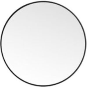 Nordic Round Bathroom Mirror with Sturdy Frame and Defogging Feature | Wowcher