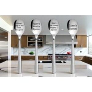 Personalised Stainless Steel Teaspoon - Custom Engraved