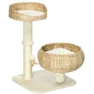 72cm Multi-Level Cat Tree with Plush Beds