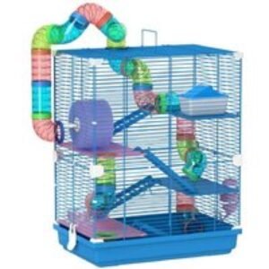 5-Tier Hamster Cage for Small Pets - Multi-Level