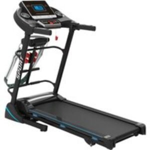 Auto Incline Treadmill With External Dumbbells 1-14km/hr | Wowcher