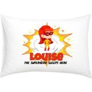 Personalised Kids Superhero Pillowcase - 100% Polyester