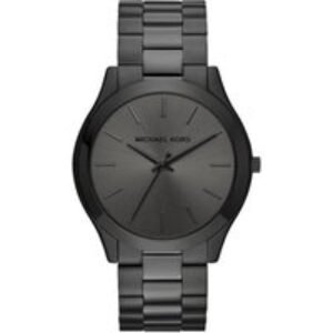 Michael Kors MK8507 Slim Runway Black Stainless Steel Men's Watch | Wowcher