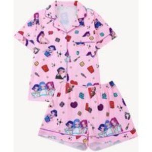 Black Colorful Girls Kpop Demon Hunter Pajama Set in Multiple Styles | Wowcher