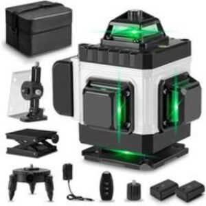Versatile 16-Line 4D Green Laser Level for Accurate Alignment | Wowcher
