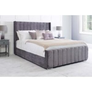 Savoy Wingback Bed with Mattress & Colour Options! | Wowcher