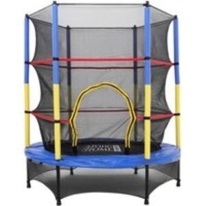 Mini Trampoline for Kids with Safety Net - Indoor & Outdoor Fun | Wowcher