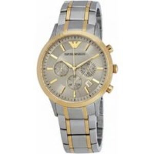 Emporio Armani Men's AR11076 Renato Chronograph Watch | Wowcher