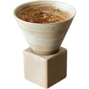 Handmade Ceramic Funnel-Shaped Cups (Set of 2) - Unique and Durable Tableware | Wowcher