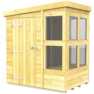 Pressure Treated Wooden Potting & Storage Shed - Weatherproof