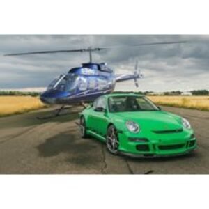 12-Mile Helicopter Ride and 3-Mile Sports Car Driving Experience at 3 U Drive Cars Locations | Wowcher