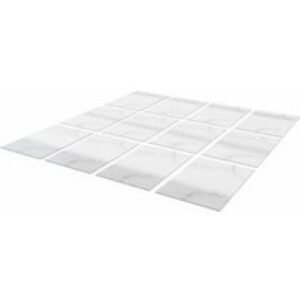 10pcs Peel and Stick White Marble Wall Stickers for Home Décor | Wowcher