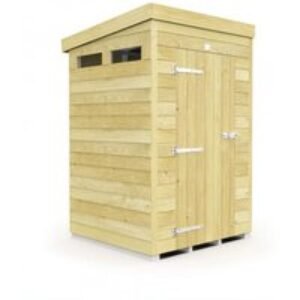 Wooden Security Pent Storage Shed - Heavy-Duty Weatherproof Timber